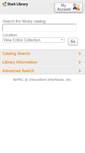 Mobile Screenshot of m.starklibrary.org