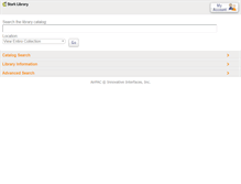 Tablet Screenshot of m.starklibrary.org